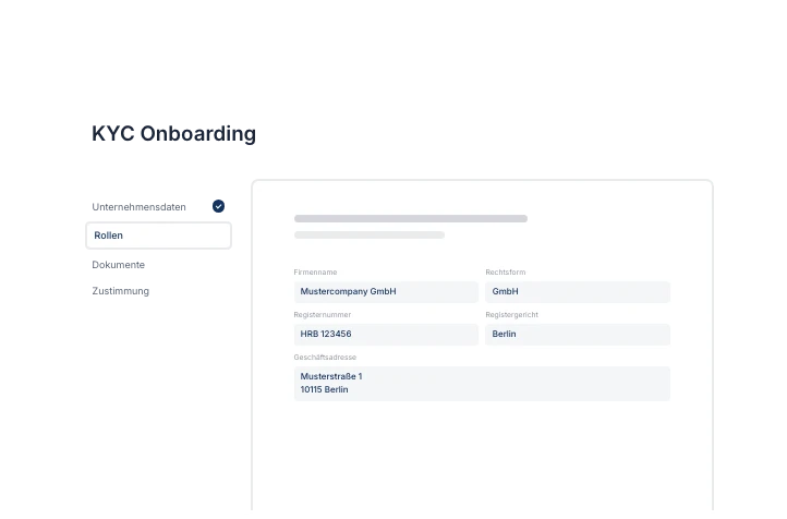 KYC-Onboarding in BetterCo